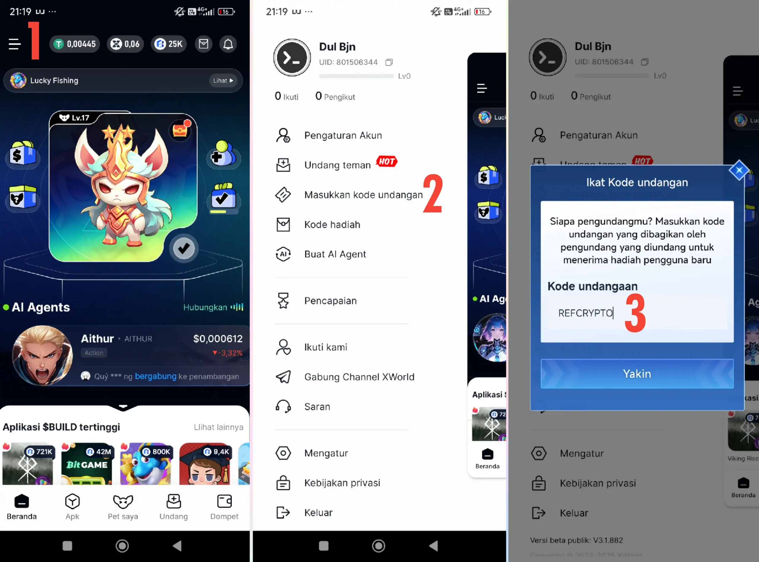 Kode Undangan XWorld Terbaru